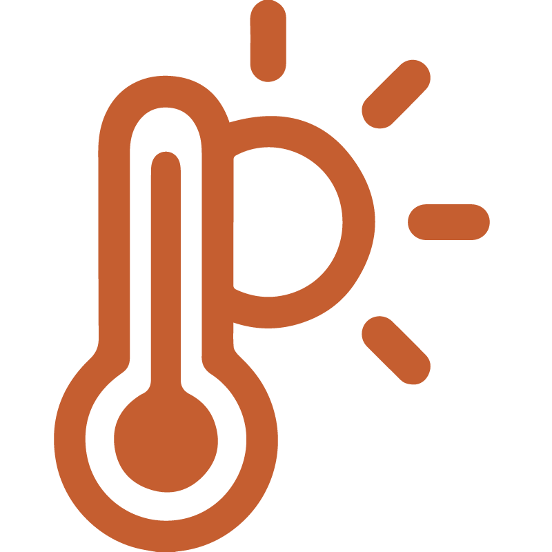 thermomètre chaud